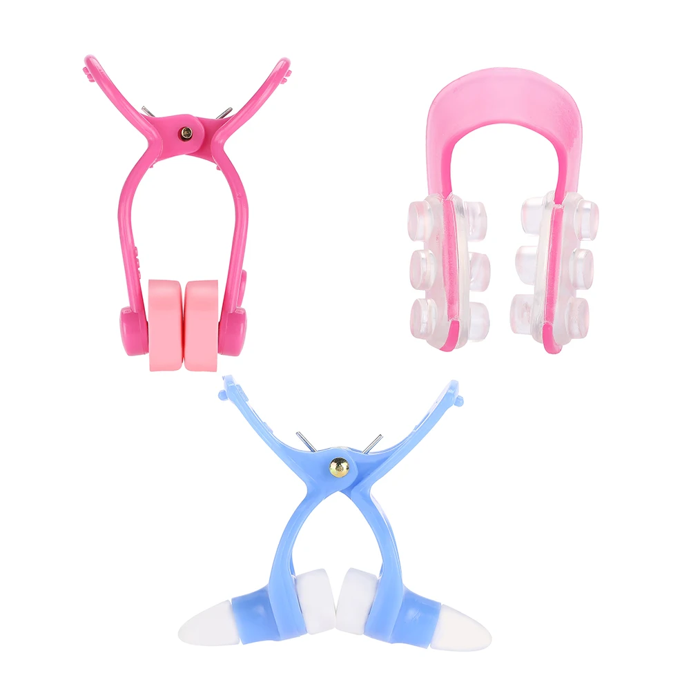 3pcs Nose Shaper Massager Clip Straightening Beauty Clip Nose Up Clip Correction Set New Nose Shaper Face Beauty Care Tools