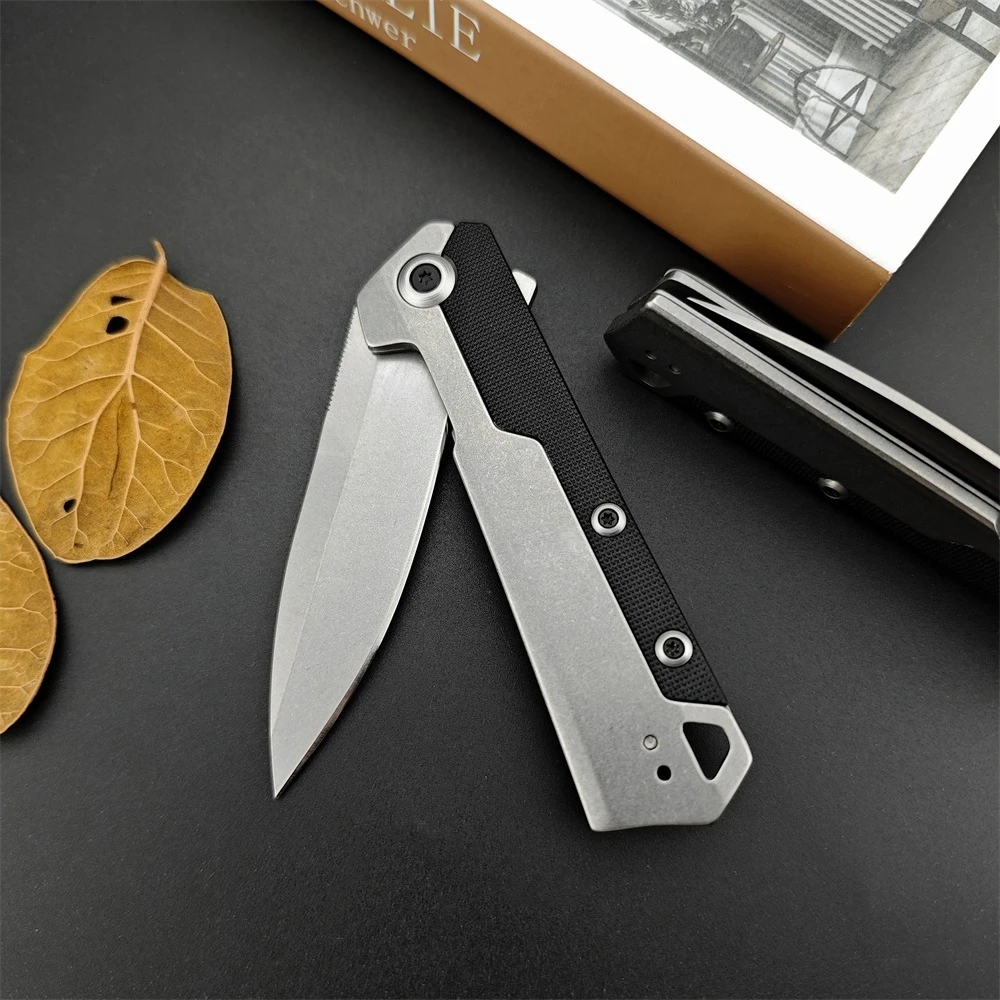 KS 3860 سكين قابل للطي للتخييم والمشي لمسافات طويلة والسفر في الهواء الطلق EDC أداة البقاء على قيد الحياة والدفاع عن النفس، سكين للنقل، سكين الصيد #3
