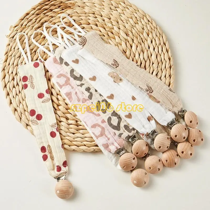 

45BF Baby Soother Toy Chain Soft Pacifier Holder Leash Lanyard Belt for Newborns