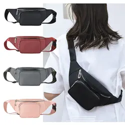 Large Fanny Pack With Adjustable Running Belt And 2 Zipper Pockets Women Men Workout Travel Jogging Cycling Hiking Crossbody Bag