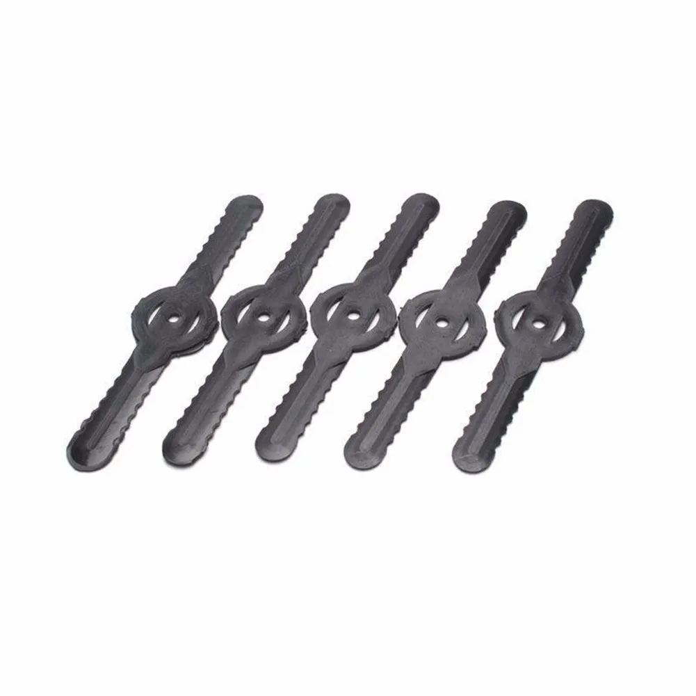 5 pz/10 pz più lame di plastica strumento di ricambio per tosaerba da giardino tagliaerba elettrico 139mm per scene da giardino