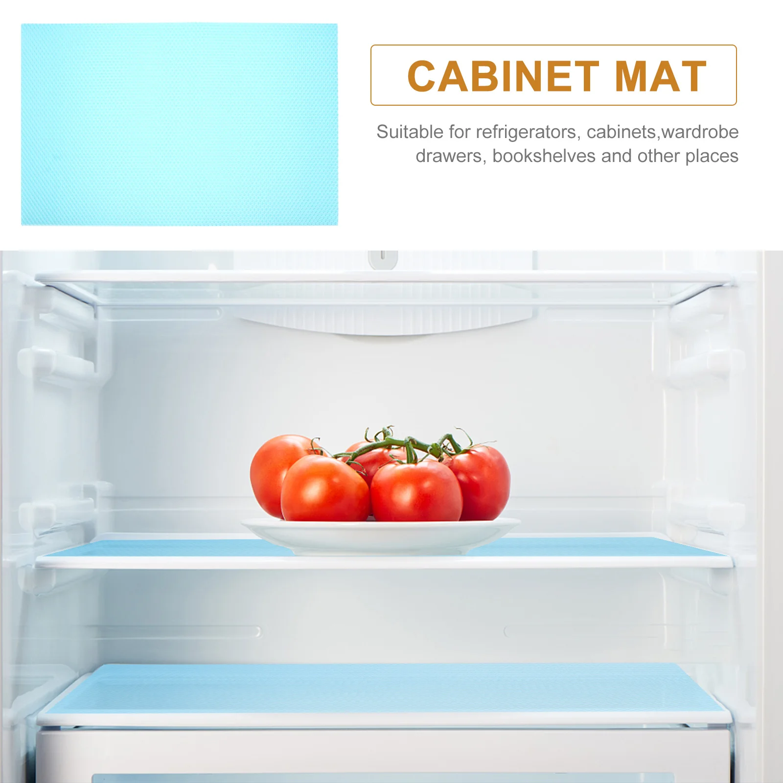 

6Pcs Multi-Function Fridge Liners Anti-Oil Water Resistant Wardrobe Pad Simple Fresh Design Kitchen Bathroom Decor