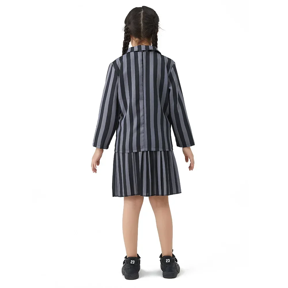 子供のためのコスプレコスチューム、女の子の制服、スーツ、スカート、子供服、ハロウィーンパーティー