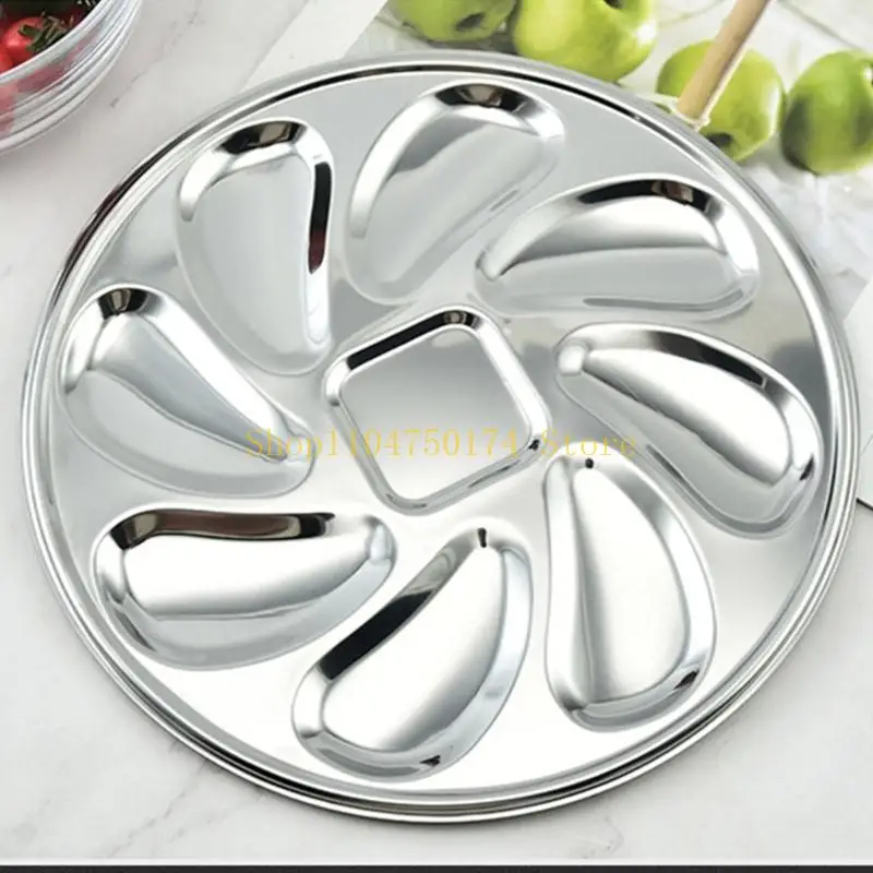 Oysters Plate Round Shellfish Seafood Tray Perfect for Serving Various Shellfish top sale