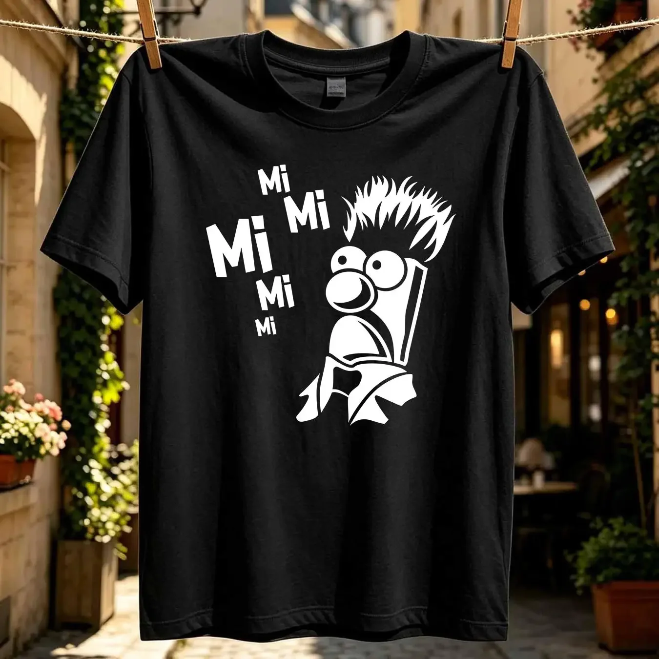 washed T Shirt Mimimi With Mr Beaker Satire Parody Patter Comedy Fun Funny vintage Washed fashion streetwear Stylish