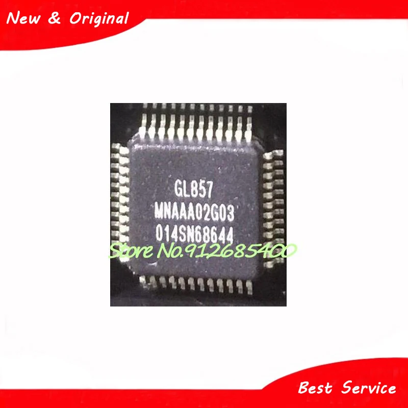 GL857 TQFP48 신제품 및 오리지널 재고, 로트당 10 개