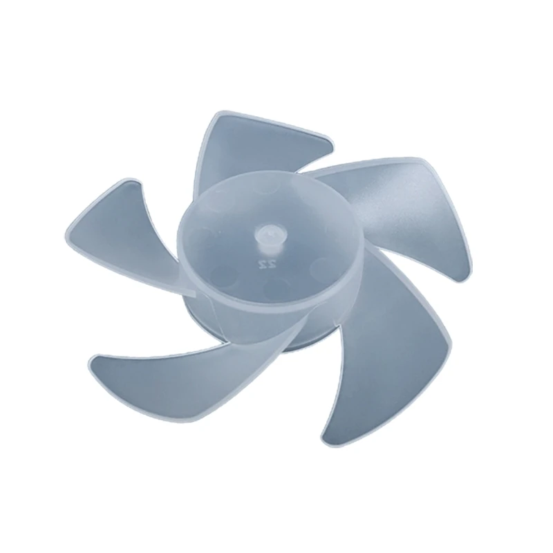 Plastic Household Exhaust Fan, Standing Fan, Table Fanner, Replacement Part, 5 Leaves