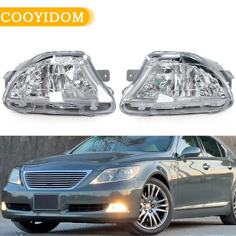 

Передний бампер, противотуманная фара для Lexus LS460 2006 2007 2008 2009, автомобильная фара, автомобильные аксессуары, без лампы 8121150090 8122150090