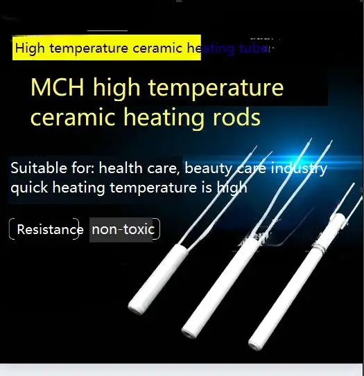 

1pieceElectric Fire Needle Dry Burning Heating Tube Alumina High Temperature Ceramic Heating Rod 4.8/6x30/5.6x44/5x70MM