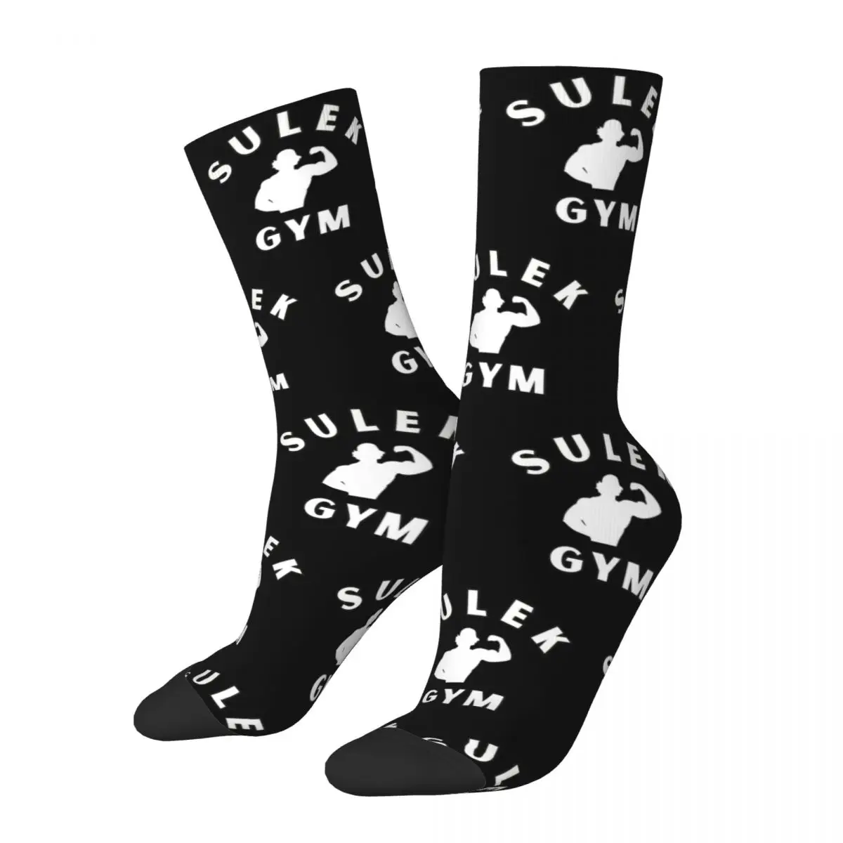 Sulek Gym Sam Sulek Socks Men's Women's Polyester Casual Socks Harajuku Spring Summer Autumn Winter Socks Gift