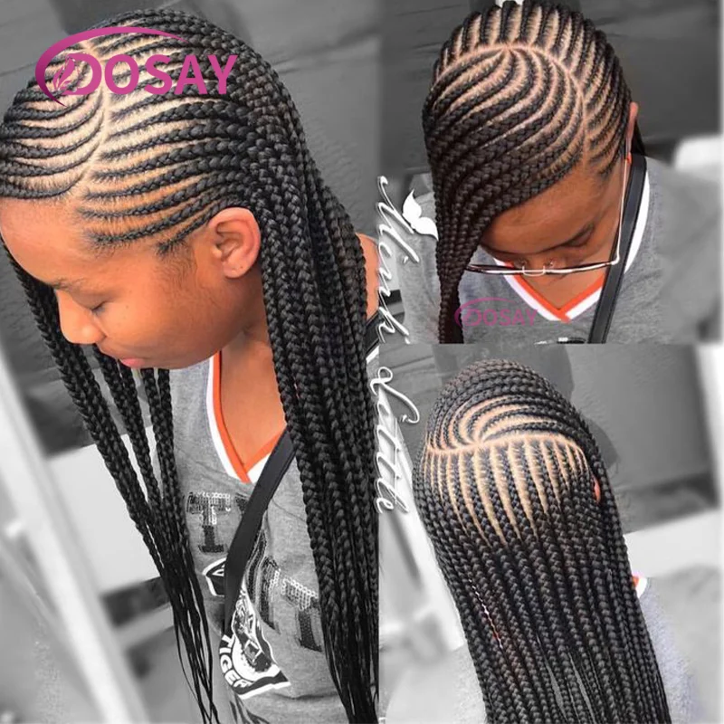 36" Side Part Braid… - image