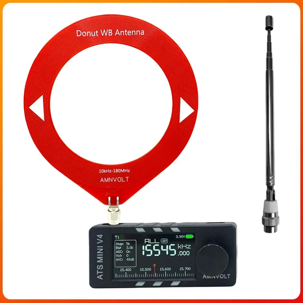 

Portable AM FM Radio Receiver with Headphone Amplifier Si4732 DSP Radios 1.9inch IPS Screen for Indoor Outdoor