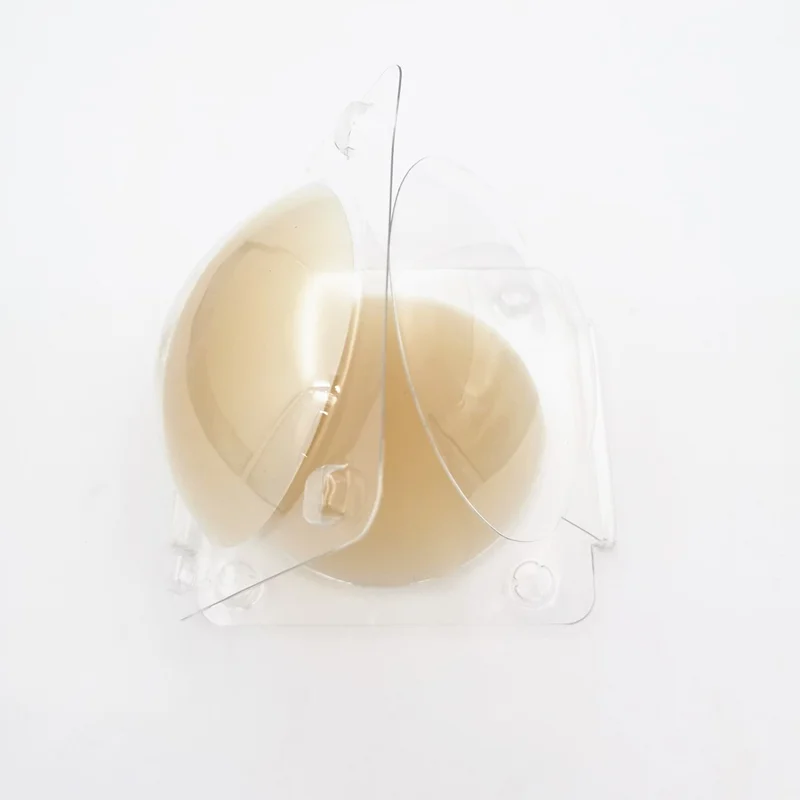 Reusable No Glue Opaque Silicone Nipple Cover Self Adhesive Invisible Breast Pasties Invisible Sticky Bra Chest Stickers