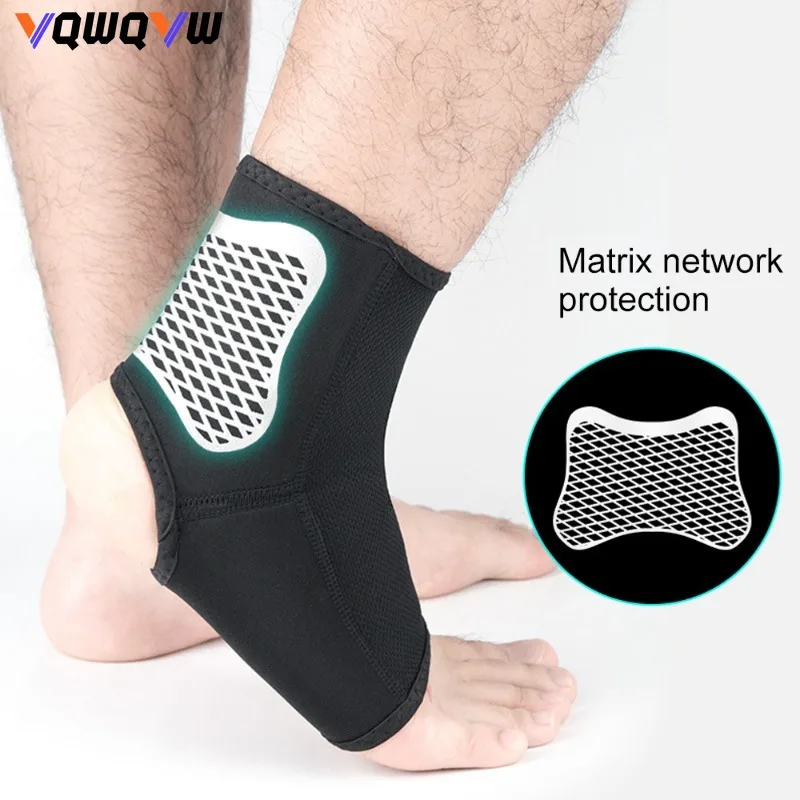 1Pcs  Ankle Support Protect Brace,Achille Tendon Brace Sprain Protect orthosis ankle Fitness Running football Heel Wrap Bandage