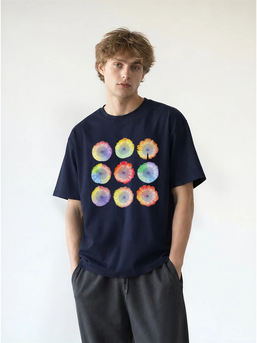 T Shirts Male Logo Text Print - Streetwear Brand Graphic Designer 评论和价格