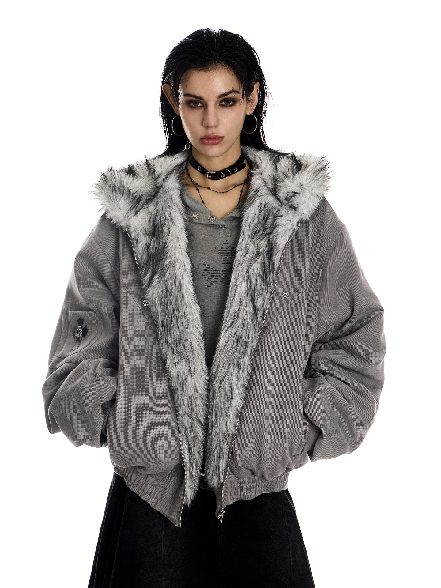 

023start замшевая ткань с капюшоном Jaet женская модная одежда в стиле ретро из плотного хлопка рабочая одежда пальто Mountain Eagle брендовое зимнее пальто