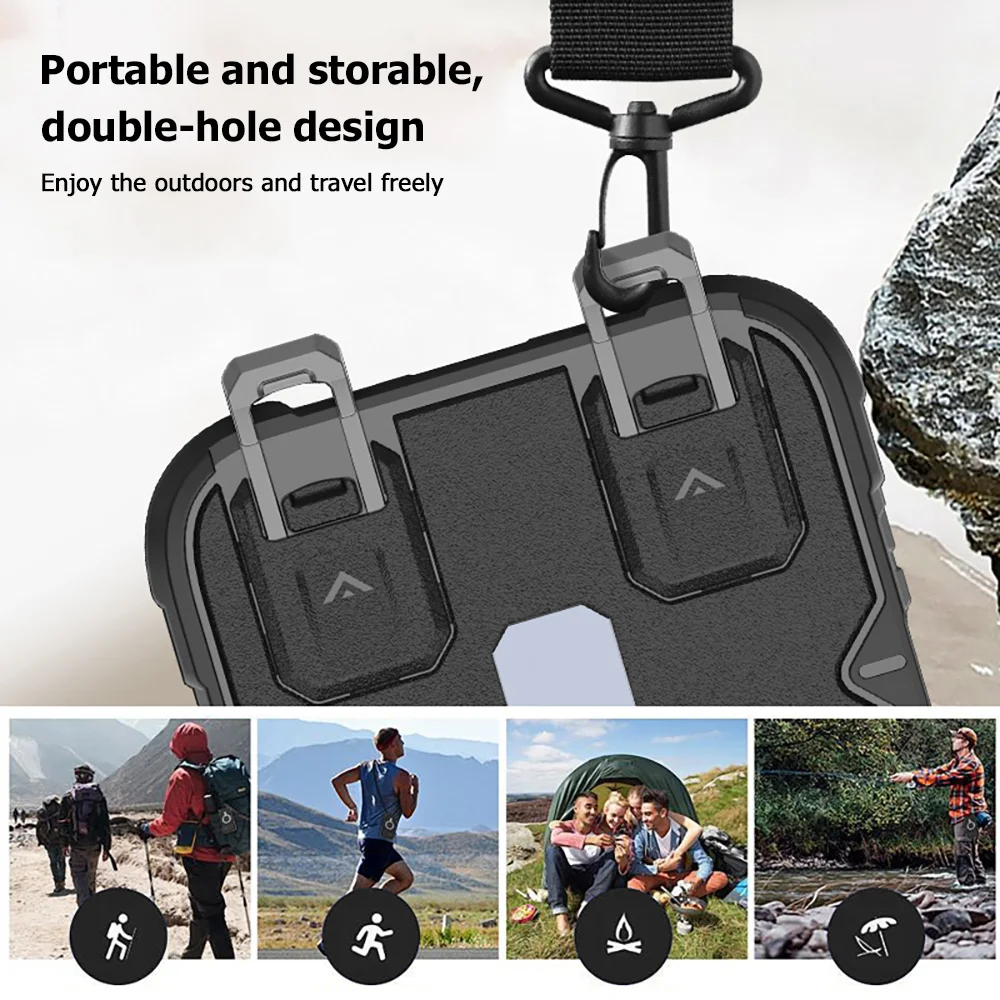 Ring Kickstand Magnetic Phone Case For Apple iPhone 17 Air 16 15 14 13 Pro Max Detachable Wrist Lanyard Strap Shockproof Cases view 5