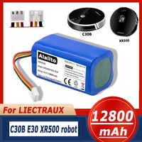 14.4V 12800mAh li-ion battery liectroux C30B XR500 E30 Procenic 800T 830P 820P 820T 820S robot vacuum cleaner