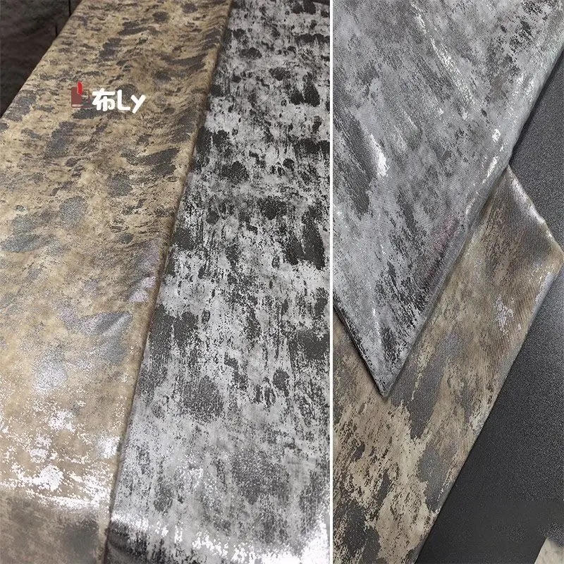 

Ретро пятнистая горячая серебряная текстура неравномерной текстуры ткань Hanfu церемония дизайнер одежды ткань «сделай сам»