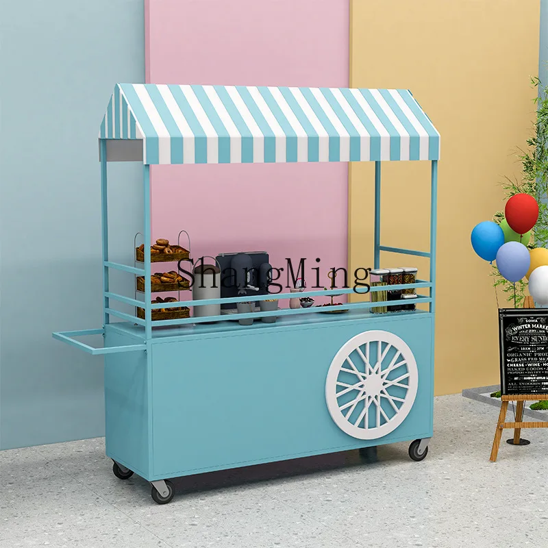 

SM trolley bazaar mobile stall car stall movable food truck with wheels commercial