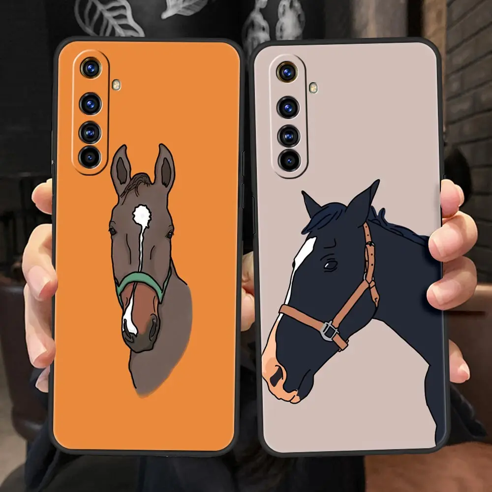 For Realme 10 9 8 5G 7 6 GT2 Pro Plus 9i C21 C11 C25 C35 Frederik The Great beauty horse Phone Case For Realme GT Neo 2 3T Cover