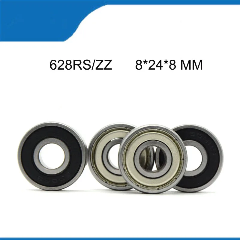 

5/10PCS 628-2RS / 628ZZ Bearing (8MMx24MMx8MM ) 628RS/ZZ (ABEC-1 ) Seal Shielded Deep Groove Baill Bearngs High Quality