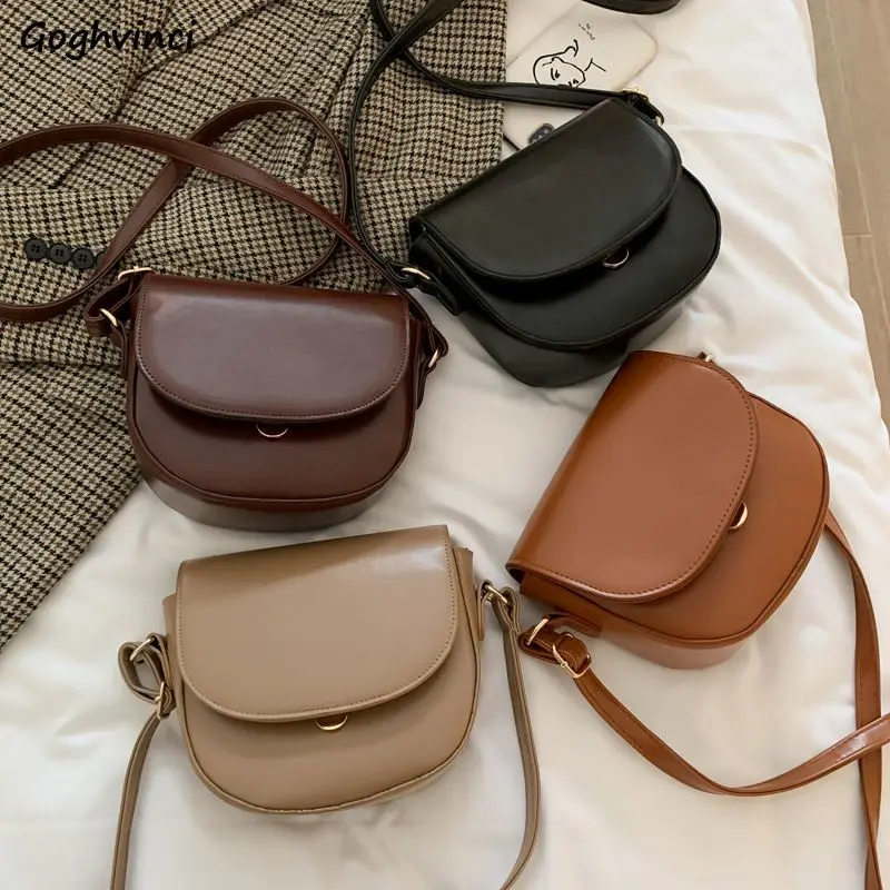 Vintage Mini Bags Women New Fashion Korean Design Shoulder Crossbody Money Bag All-match Exquisite Ins Saddle Handbag Minimalist