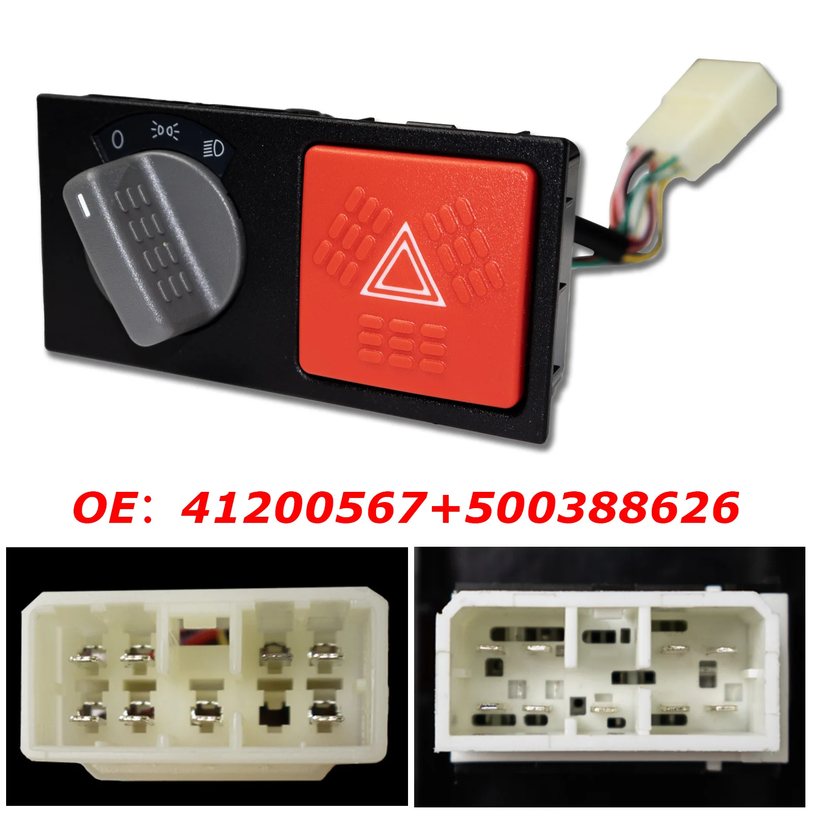 41200567 500388626 Truck Headlight And Warning Emergency Switch High Quality Truck Switch For IVECO Truck Accessories