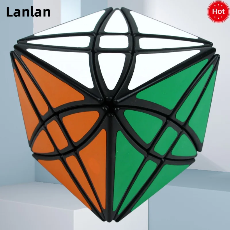 Lanlan Rex Cubo mágico Lanlan forma extraña Cubo de velocidad rompecabezas juguete niños regalo Cubo mágico rompecabezas