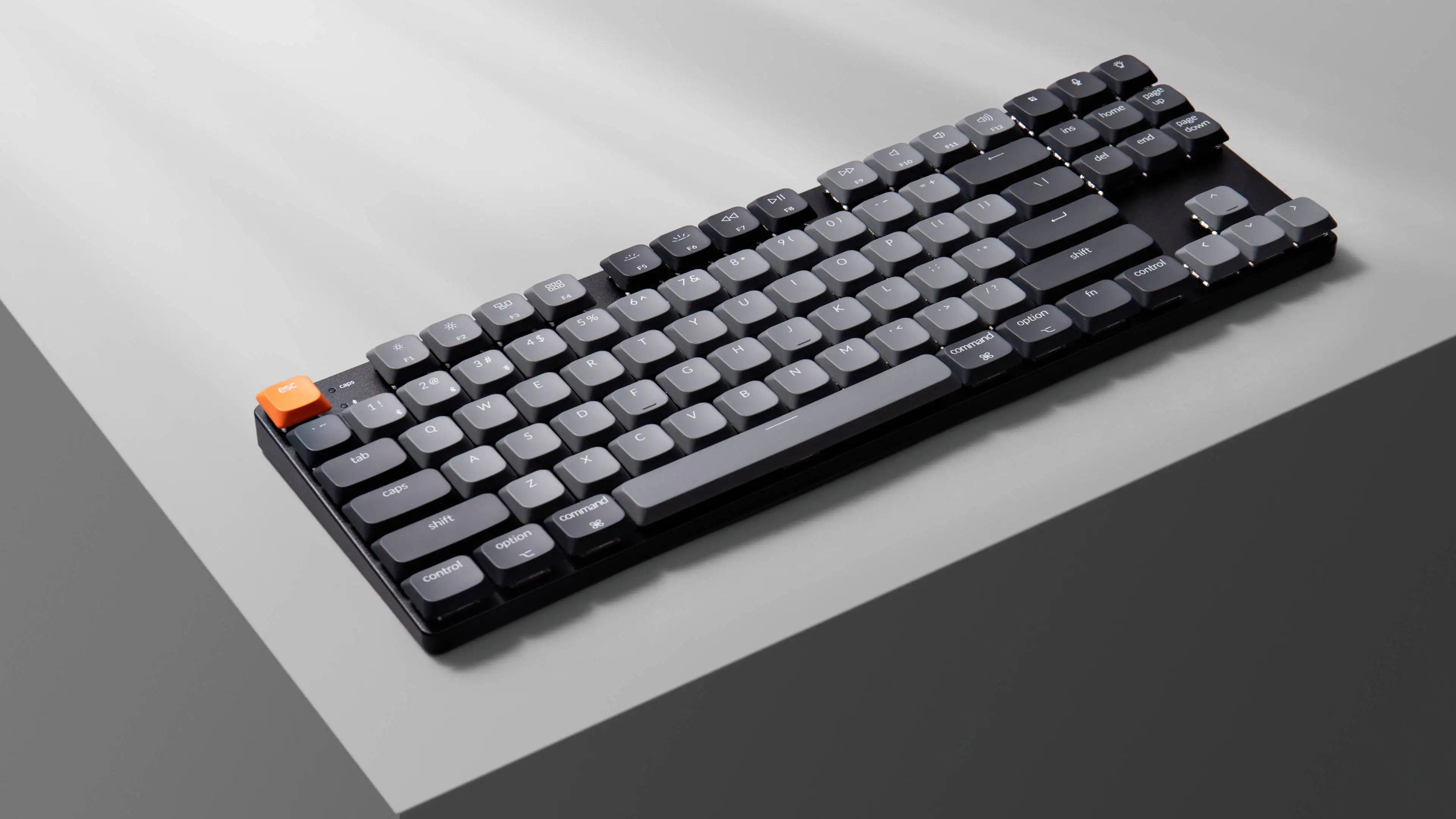 Keychron K1 Version 6 QMK Wireless Custom Mechanical Keyboard Low Profile Switch Ultra Slim Double-Shot PBT Keycap