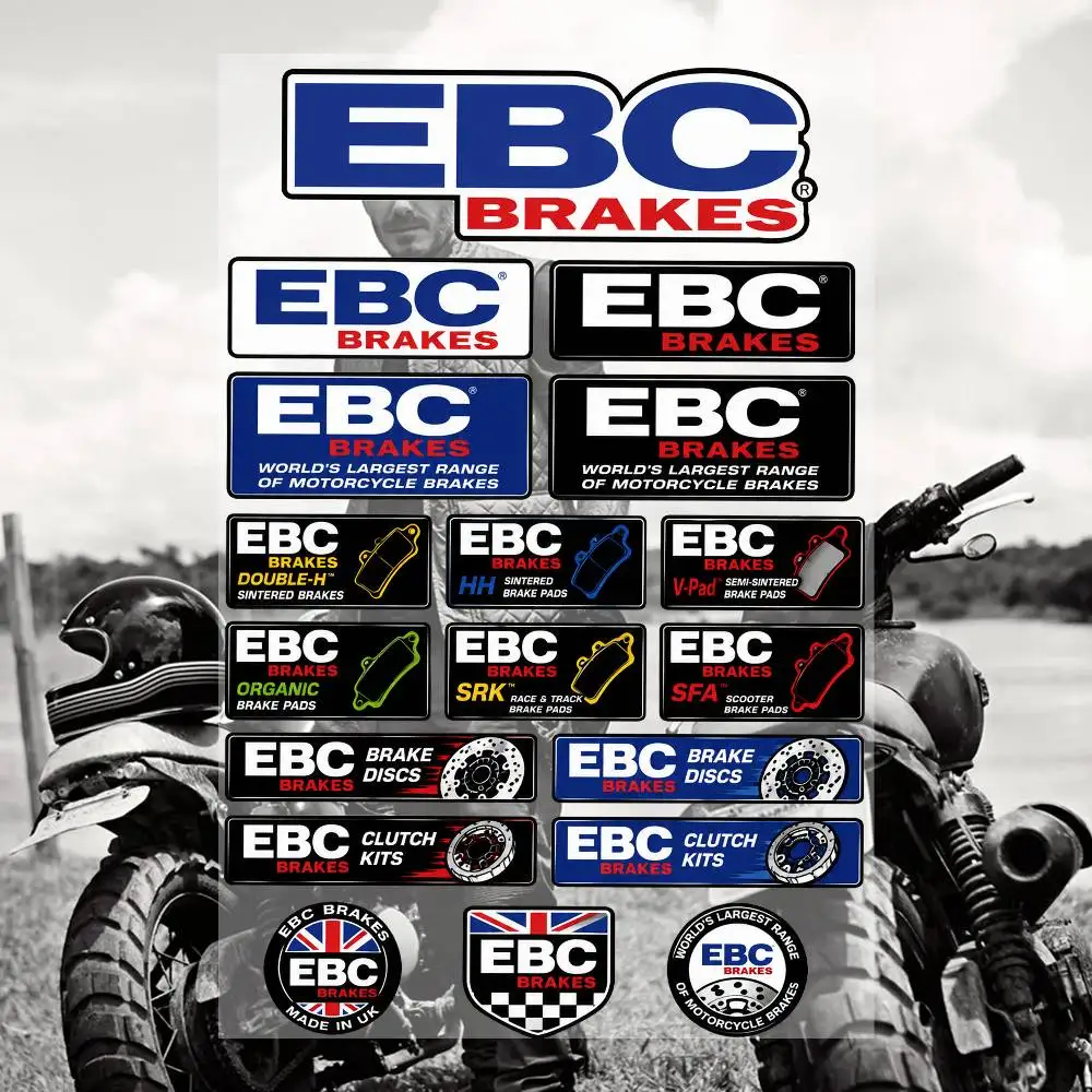 Autocollants esthétiques E-BC- Bra-kE-s Graffiti, autocollants en PVC imperméables pour voiture, moto, skateboard, casque, ordinateur portable