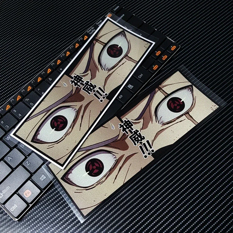 

Car Styling Vinyl Decals Cartoon Soul Blood Eyes Solider Motorcycle Oil Tank Protection Stickers 20cm