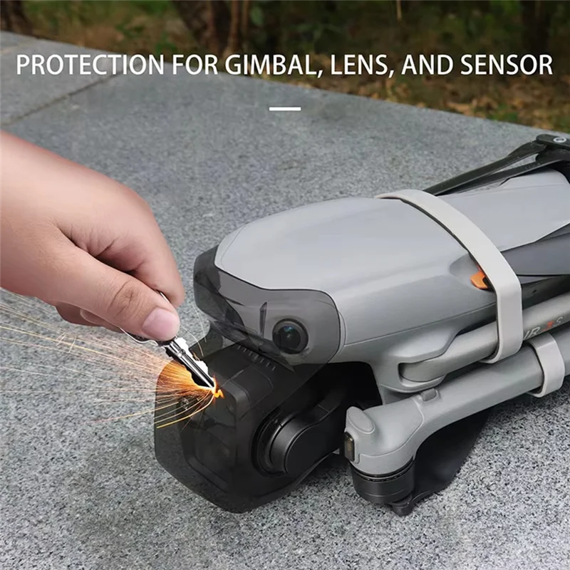 Camera Lens Protection Cover For DJI AIR 3S Gimbal Dustproof Lens Fixed Buckle Cover Cap Dust Cover Drone Accessories