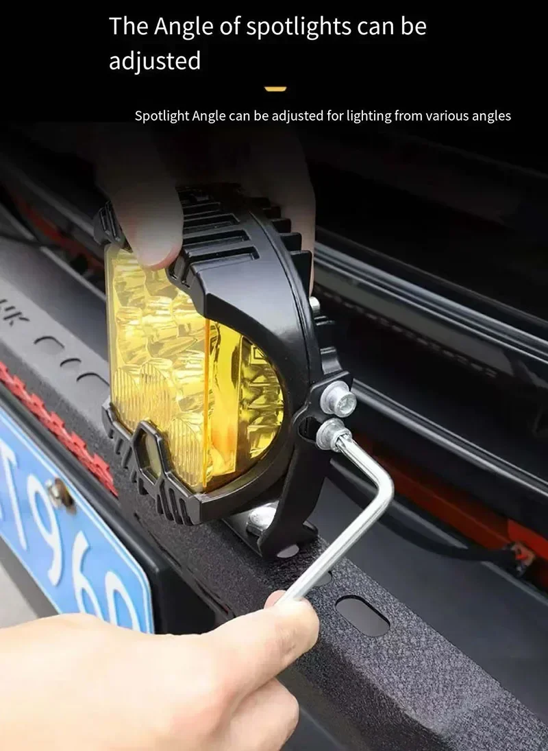 Terminator Bull bar Fit for GWM Tank 300 Car Modified LED Spotlight Bracket Bumper Anti-collision Beam Exterior Accessories