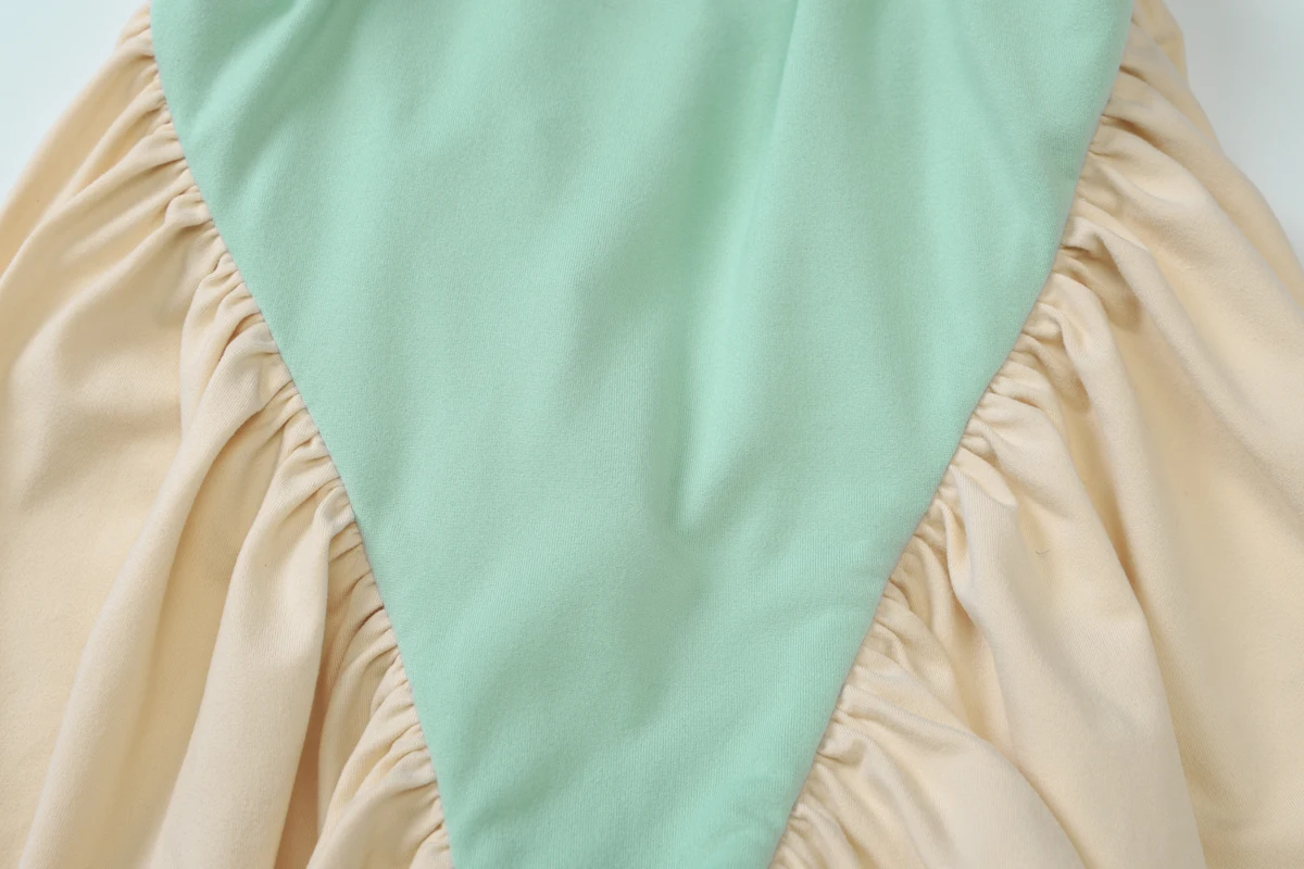 Hugcitar Damenmode, Neckholder, rückenfrei, Patchwork, gerüscht, sexy, figurbetontes Maxikleid, Sommer, neuer Trend, Kleidung, Strand, Urlaub, Party – Detail 6