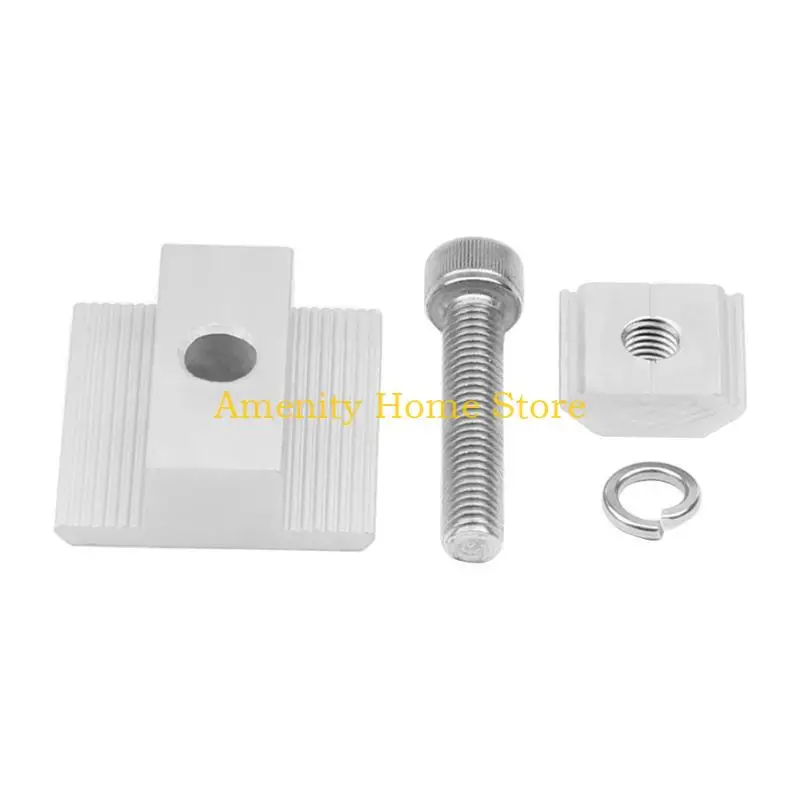 F26C Solar Middle Clamp Side Clamp Panel Module Aluminum Bracket Middle Clamp