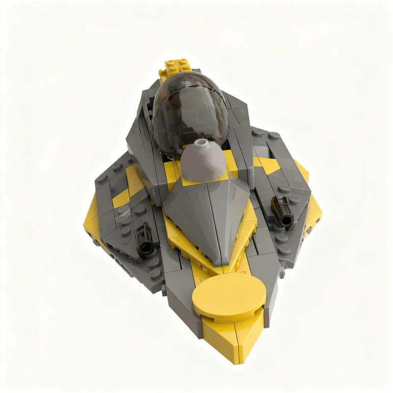 207pcs MOC Anakin's Delta-7B Starfighter Star Battle Model Building Blocks Christmas Gift Creative Collection Display Brick