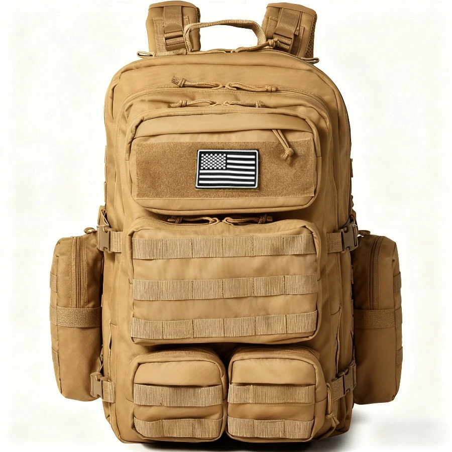 50L/30L MOLLE Assault Pack, Tactical Backpack Military Army Camping Rucksack, 3-Day Pack