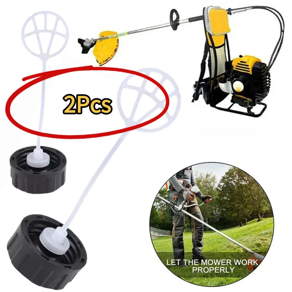 

2Pcs/Set Brushcutter Fuel Tank Cap for 43cc 49cc 52cc 55cc Strimmer Hedge Trimmer Brush Cutter Grass Trimmer Replacement Part