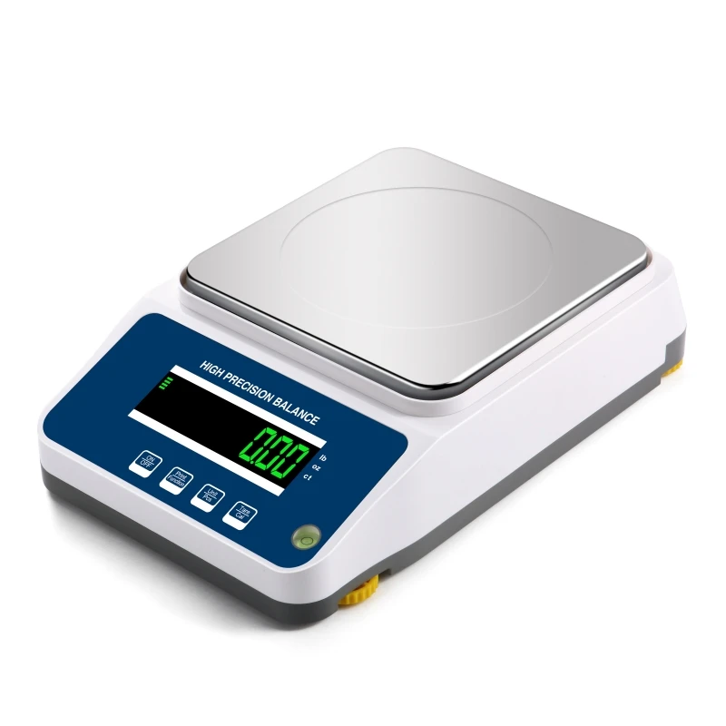 Weighing 6000g 0.01g LED Semi Micro Ultra Electronic Pharmacy Analytical Balance Scale Function in Laboratory
