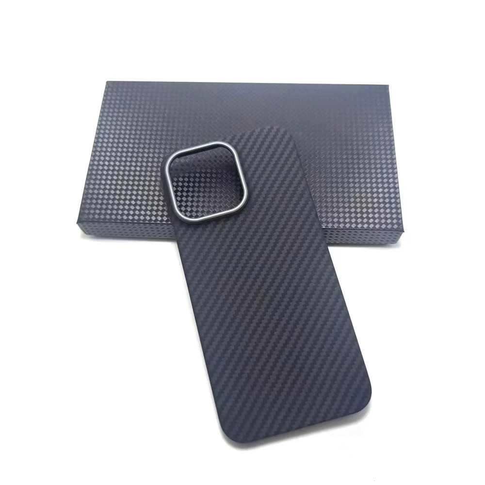for iPhone 15 pro max case carbon fiber Lens protection ultra-thin Aramid fiber case for iphone 15 pro plus carbon cover