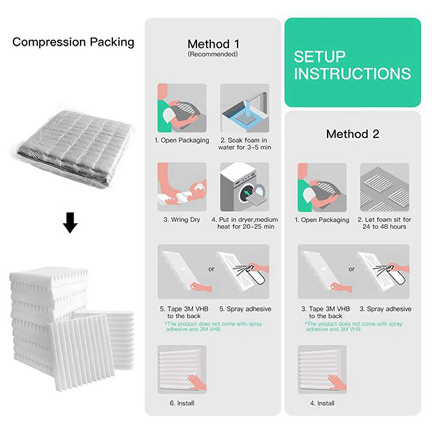 SDFC-24Pcs Acoustic Foam Board,Studio Wedge Tile,Acoustic Foam Soundproof Pyramid Studio Treatment Wall Panel,Etc,2.5X30x30cm