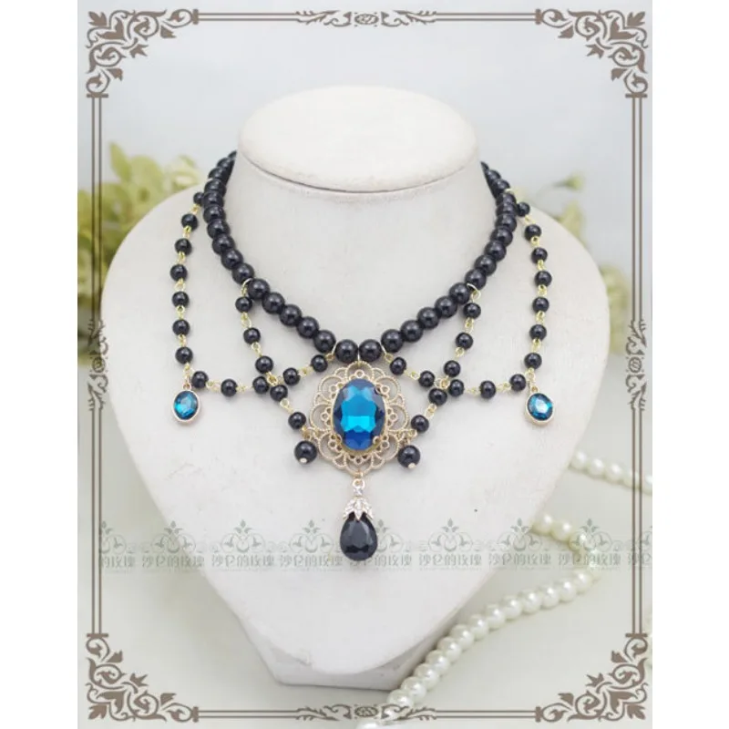 Original Necklace Flower Jewelry Versailles Lolita Gorgeous Pearl Necklace