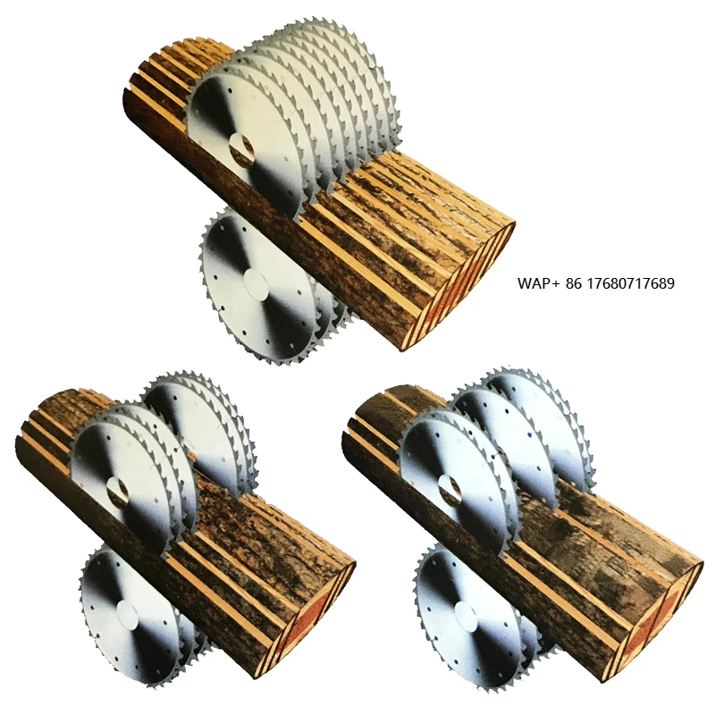 Máquina de Aserradero Shengong, Sierra Multilámina para Troncos, Sierra Múltiple Max. 45 cm de diámetro