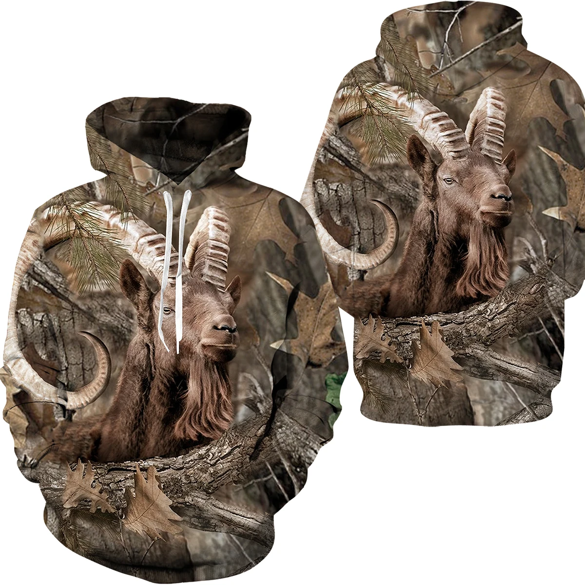 Hoodies 3D Print Camouflage Animal Elk Wild Boar Boy Girl Casual Fashion Sweatshirts Oversized Hoodie Kids Pullovers Tracksuits
