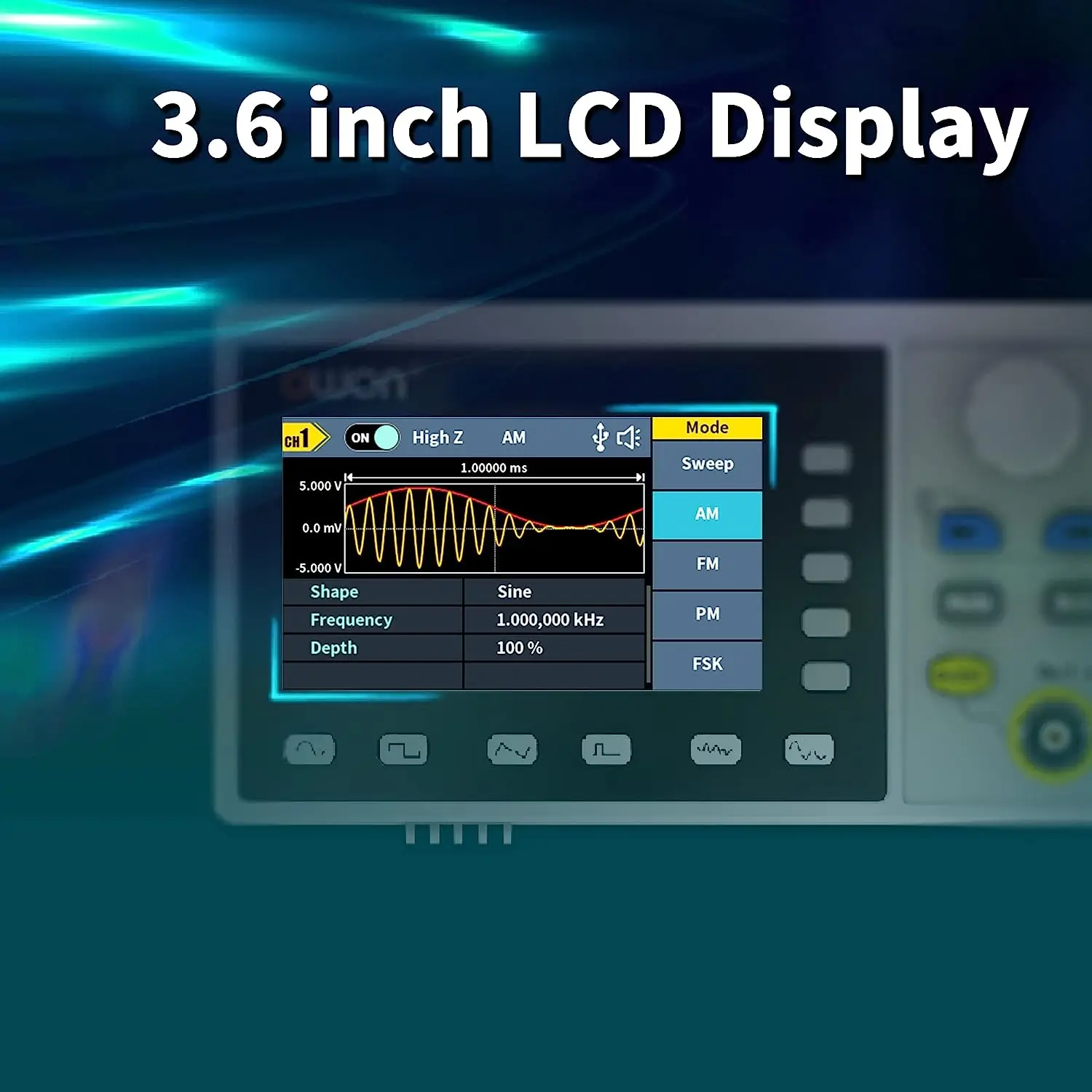 Owon DGE2035 DGE2070 300MSa/s Arbitrary Waveform Generator 14Bits 35MHz / 70Mhz Dual Channels Osiloscopio Digital Oscilloscope