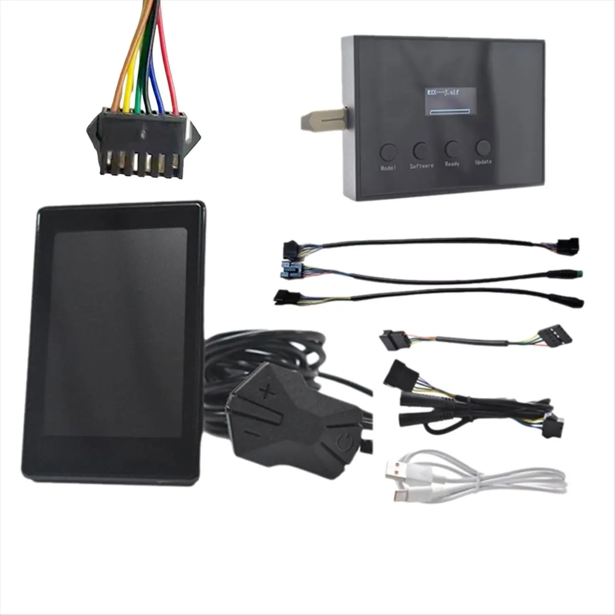 Y100A~!#E-Scooter LCD Meter Protocol Writer Identifier Programmer Kit for E-Bike 24V/36V/48V/60V Supports NO.2/J/5S/KDS SM6PIN