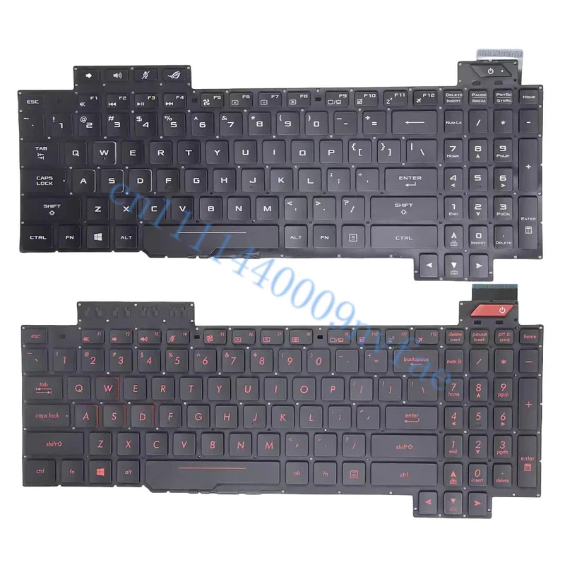 New Keyboard Replacement for Asus ROG Strix GL503 GL503V GL503VD GL503VS GL503VM GL503GE Series with Backlit US Black 0.3