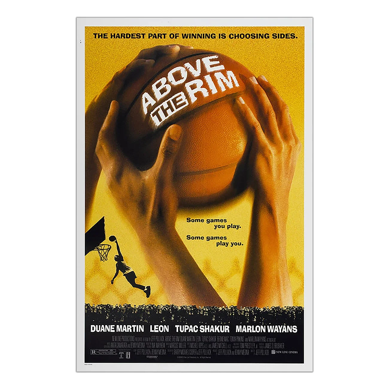 WM3304 Above The Rim Called Horse Classic Movie HD Silk Fabric Poster Art Decor Indoor Painting Gift