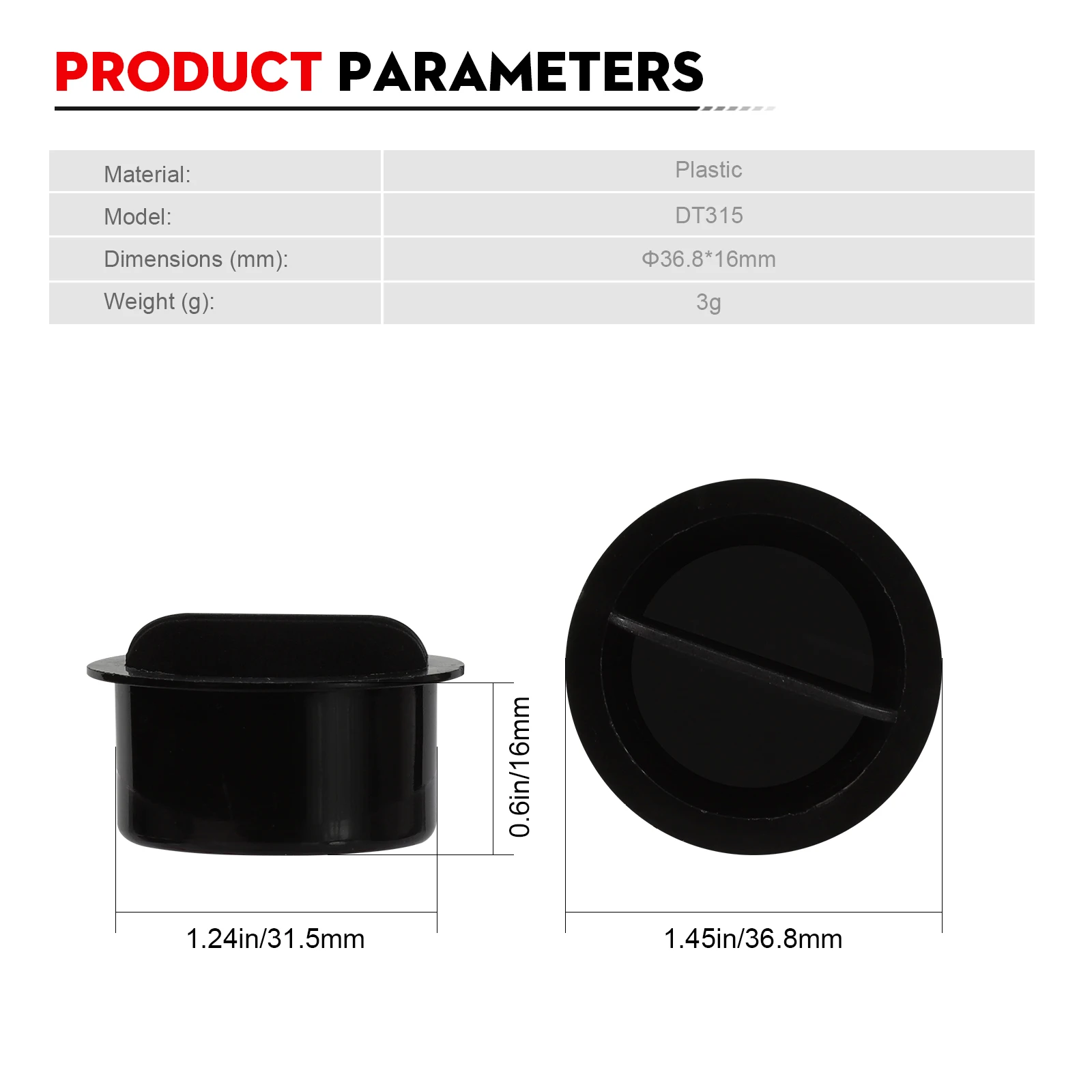 Datyson 1.25-inch Lens Dust Cap for Astronomical Telescopes, Zenith Mirror, Barlow Lens and Other Female Interfaces #DT315 image 5